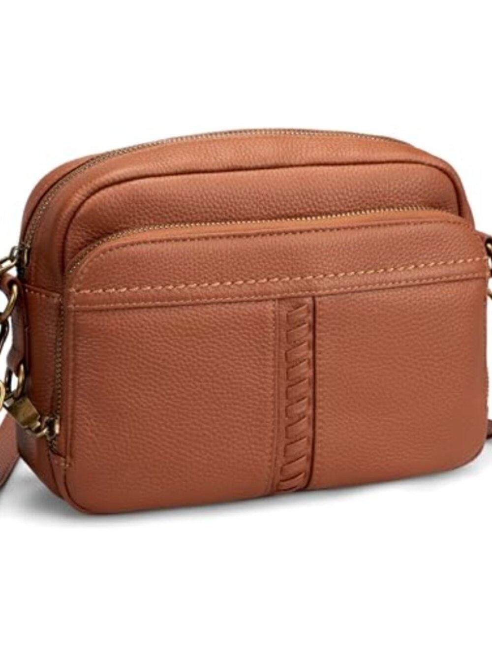 Genuine Leather Crossbody Bag Anti Theft RFID Wallet Travel Purse